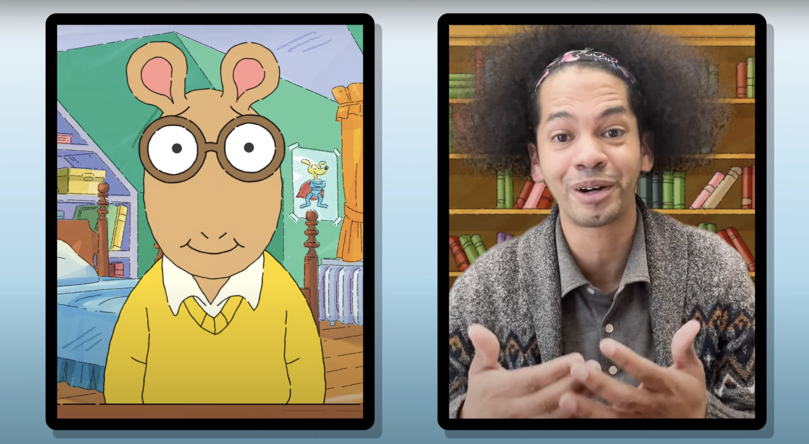 Viral Star Mychal The Librarian And ‘Arthur’ Are Joining Forces To Make Learning And Trips To The Library Fun Again | Photo: PBS